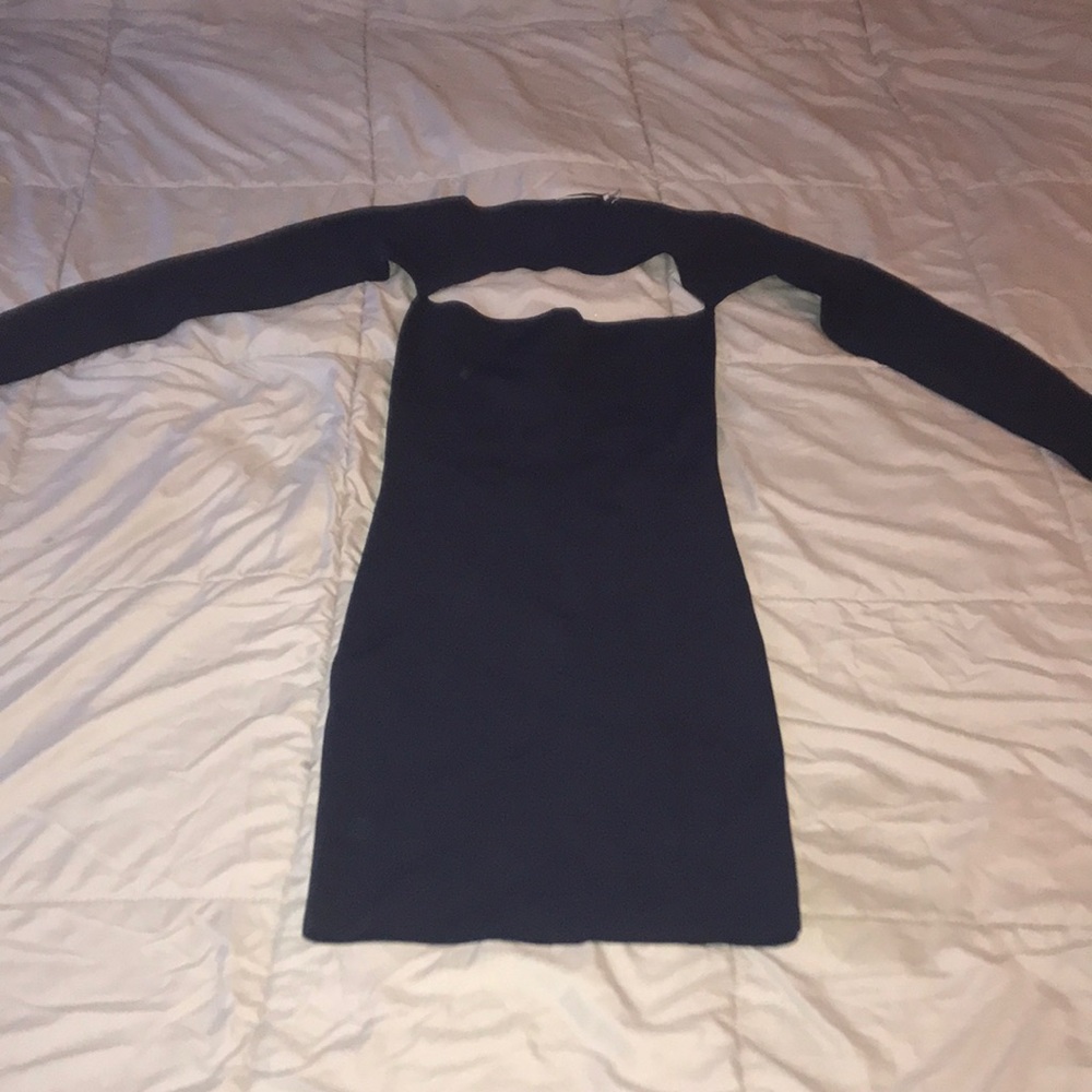 Alexander Wang Navy Bodycon Dress